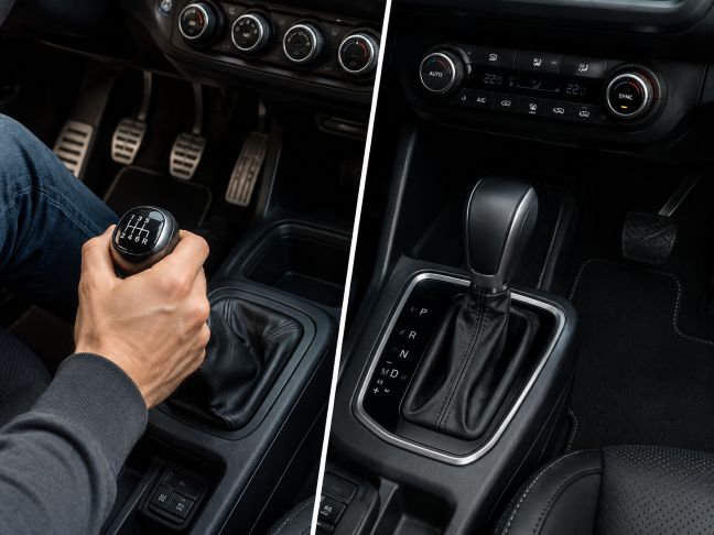 Manual and automatic gearbox comparison for North West hire cars